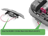RC4WD GUARDIAN STEEL FRONT BUMPER W/ LIGHTS FOR MST 4WD OFF-ROAD CAR KIT W/ J4 JIMNY BODY