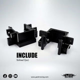 Yeah Racing Aluminium Bulkhead 2Pcs (F & R) For Yokomo 870C Super Dog Fighter & Yz-W91