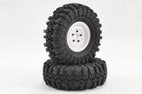 FASTRAX 1:10 CRAWLER SWAMPER 1.9 SCALE WHEEL &#248;118MM TYRE (WHITE)