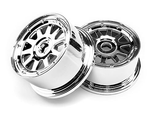 HPI Tr-10 Wheel Chrome (120X60mm/-4mm Offset)