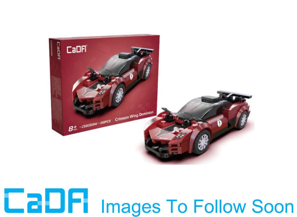 Cada Crimson Wing Racing Car - 158 Pcs