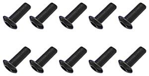 Core RC Steel Button Head Hex Screws M3 x 5 pk10