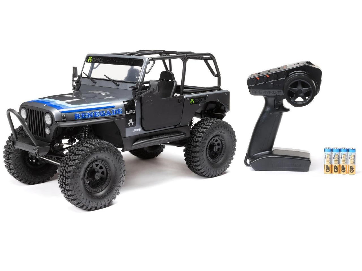Axial 1/10 SCX10 III Jeep CJ-7 4WD Brushed RTR, Red