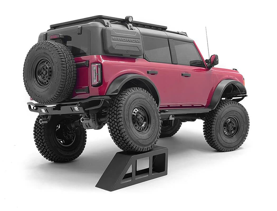 RC4WD METAL TUBE REAR BUMPER W/ HITCH BAR FOR TRAXXAS TRX-4 2021 BRONCO