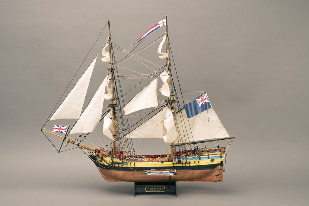 Artesania 1/50 Hms Supply First Fleet + Figurines