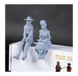 Artesania Set Of 4 Wild West 1/12 Stagecoach Figures For Al20345