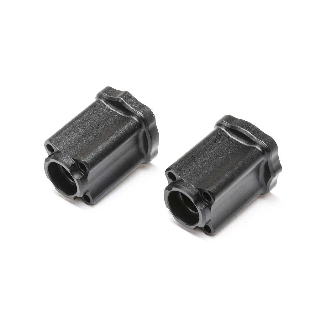 Losi Aluminum Axle Mount Rear, 0Deg, Black: Mini Lmt