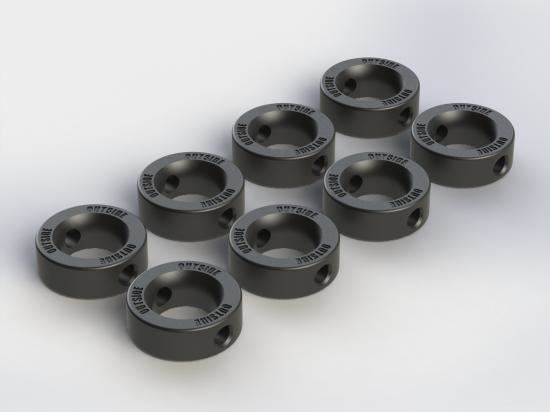ARRMA Driveshaft Pin Retaining Ring Nero (8)