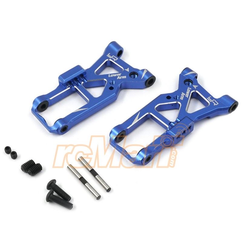 Yeah Racing Aluminum Front Lower Arm Set Blue For Traxxas Ford GT 4 Tec 2.0