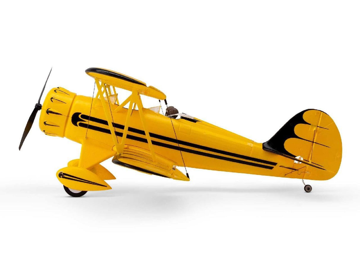 E Flite UMX WACO BNF Basic with AS3X and SAFE Select, Yellow