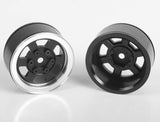 RC4WD SIX-SPOKE 1.55  INTERNAL BEADLOCK WHEELS (BLACK)