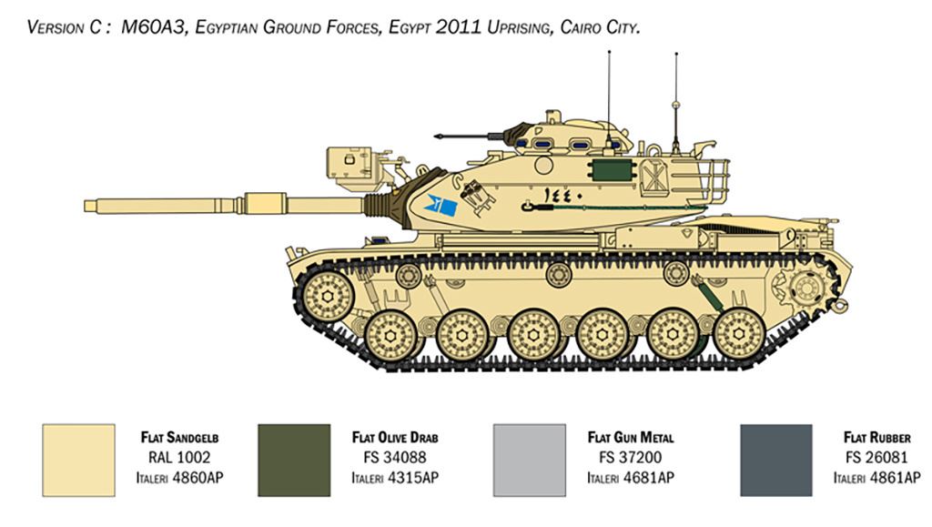 Italeri M60A3