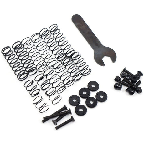 Yeah Racing 120mm Desert Lizard Two Stage Internal Spring Damper Pair Red For Crawler