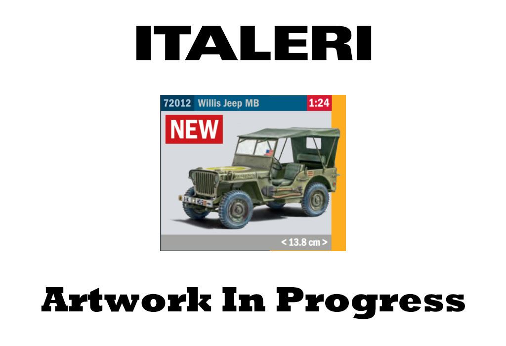 Italeri Willys Jeep - Complete Set For Modelling With Paints & Tools
