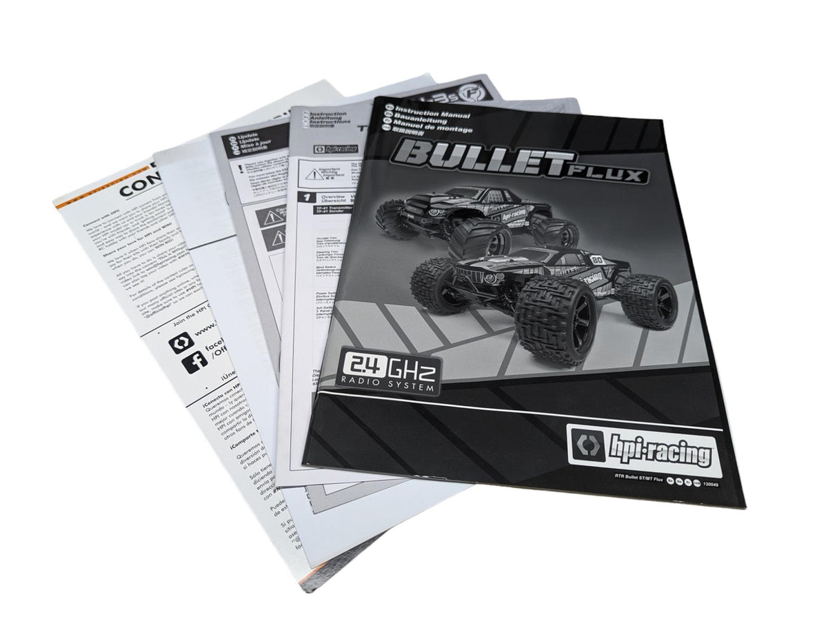 HPI Bullet ST/MT Flux Instruction Manual User Guide (Breaker Part)