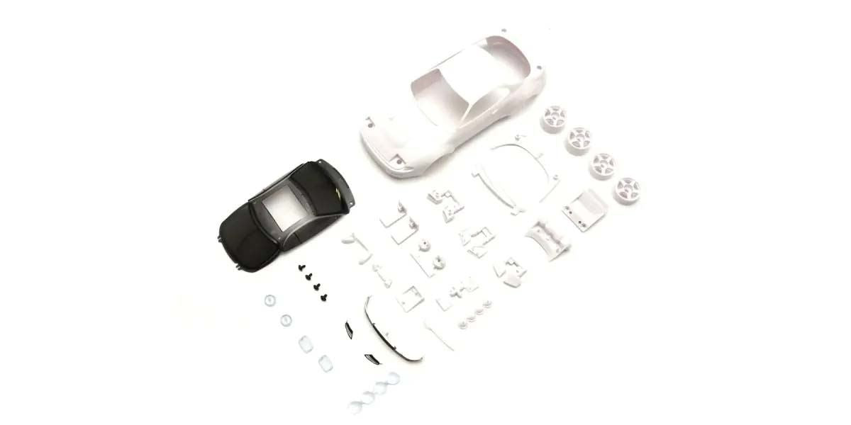 Kyosho Bodyshell Toyota Celica Kyosho Mini-Z + 4Wd Rims (White Body)