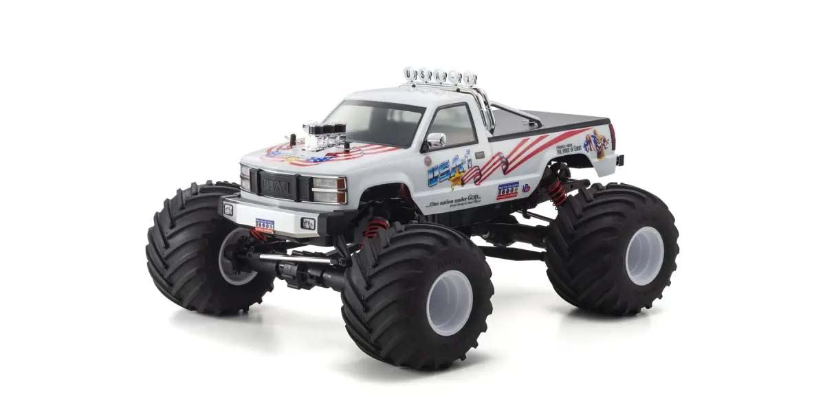 Kyosho Usa-1 Ve 1:8 4Wd Readyset Ep Monster Truck (Torx8-Brainz8 Esc)