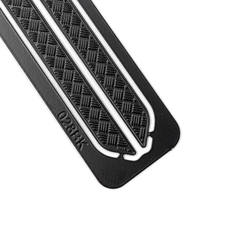 Yeah Racing Stainless Steel Rock Rails Diamond Plate fits TRX-4M Defender Bronco