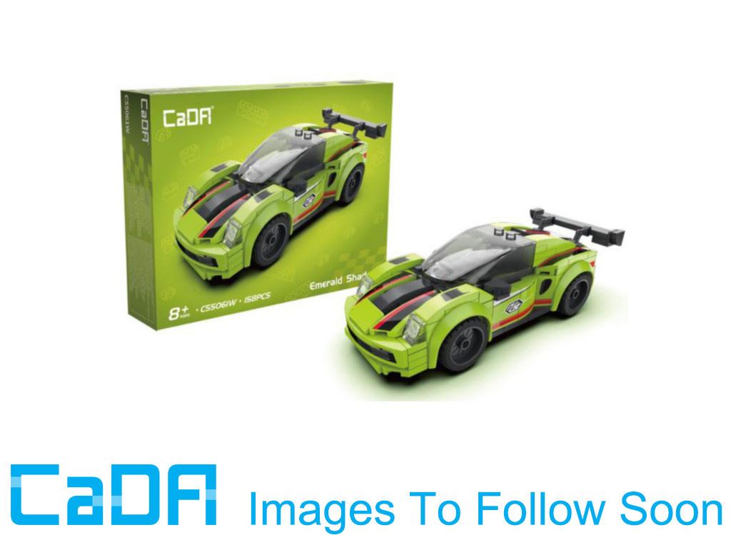 Cada Emerald Shadow Sprint Racing Car - 158 Pcs