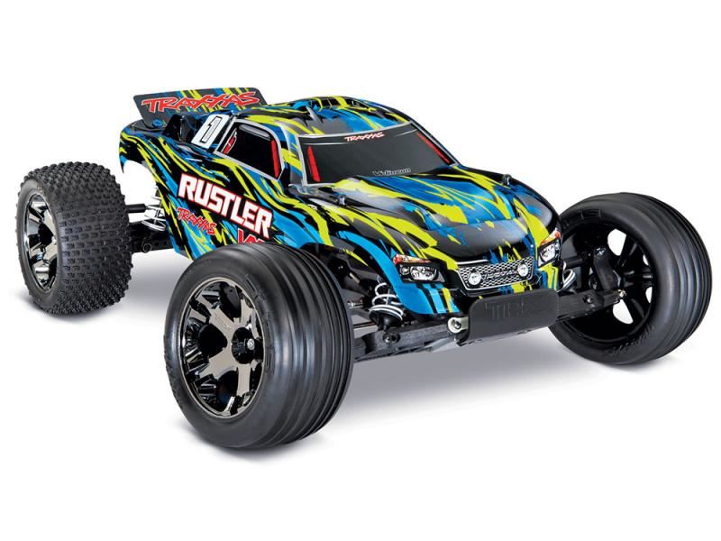 Traxxas Rustler VXL TSM RTR - Yellow
