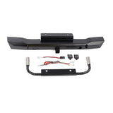 RC4WD EON METAL REAR HITCH BUMPER W/LED & DUAL EXHAUST FOR AXIAL SCX6 JEEP WRANGLER JLU