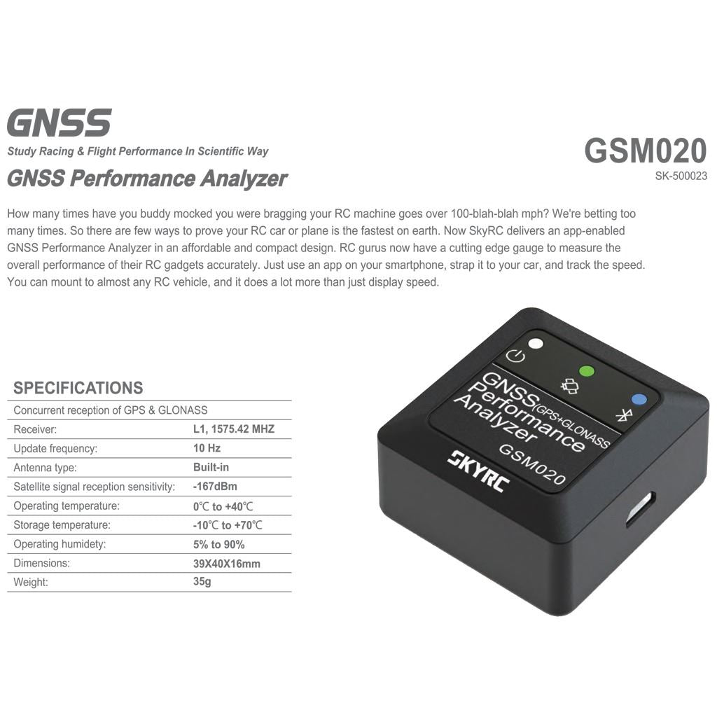 SKYRC GNSS Performance Analyzer -