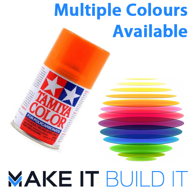 Tamiya PS Spray Paint - PS Lexan (Multiple Colours)