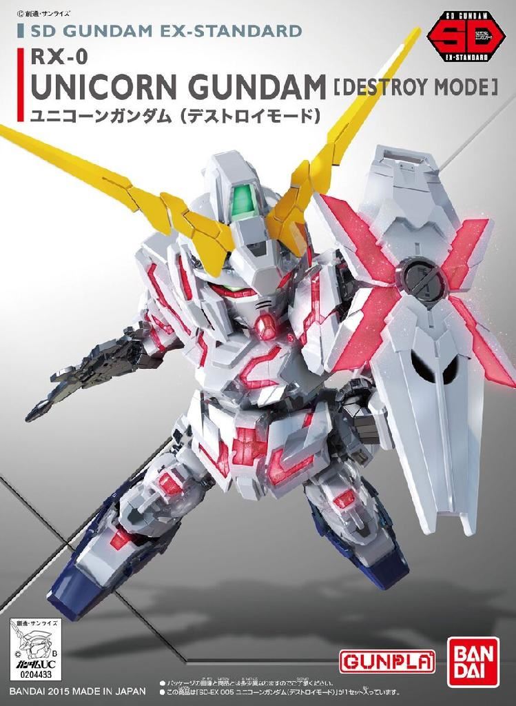Bandai Hobby Sd Gundam Ex-Standard Unicorn Gundam (Destroy Mode)