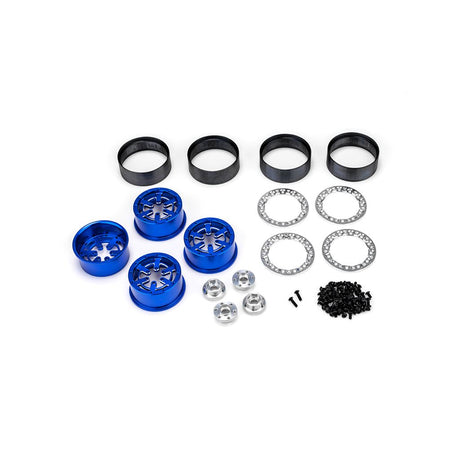 Bulls Eye - 2.0In Crawler Wheel Blue 4 Pc