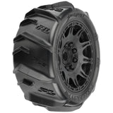 Proline 1/6 Dumont Sand/Snow Tires F/R 5.7In Tires Mtd 24mm Black Rai