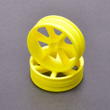 Jc 6 Spoke 2.2 2Wd Front Yellow Wheel Cougar 2K Pr