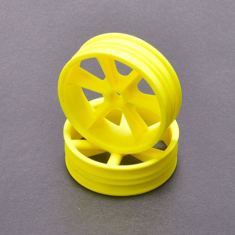 Jc 6 Spoke 2.2 2Wd Front Yellow Wheel Cougar 2K Pr
