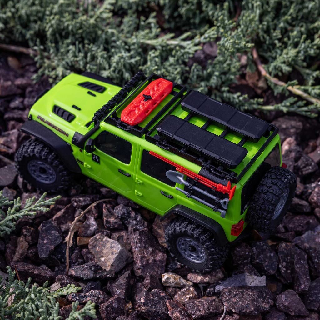 Axial 1/30 Scx30 Jeep Wrangler Jlu 4X4 Rtr Rock Crawler Green