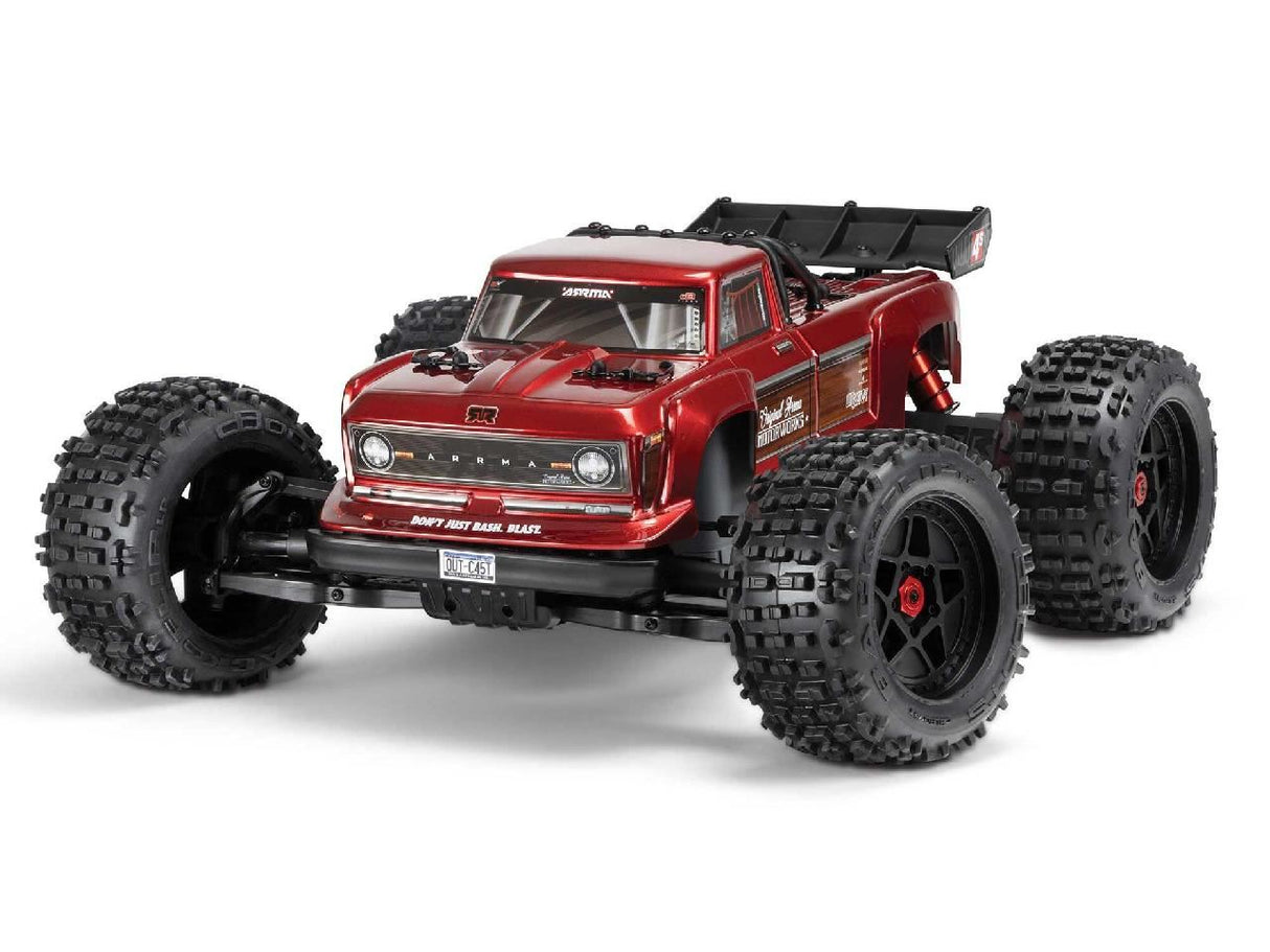 Arrma 1/10 Outcast 4x4 4S BLX Centre Diff Stunt MT (Red)