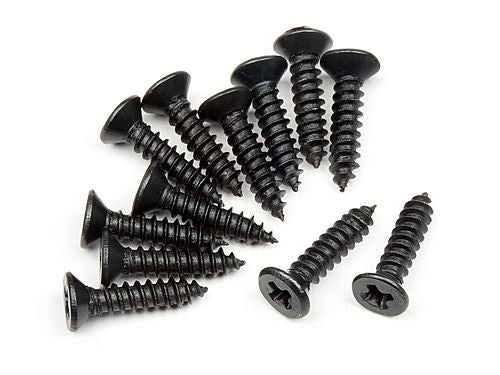 HPI Tp. Flat Head Screw M2.6X12mm (12Pcs)