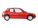 Ixo (Parent) Red Peugeot 205 1.9 Gti 1/8 Scale Full Metal Kit