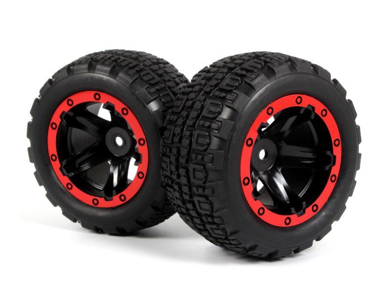 Slyder St Wheels/Tires Assembled (Black/Red)