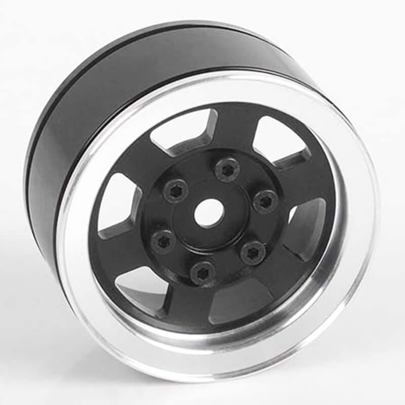 RC4WD SIX-SPOKE 1.55  SINGLE INTERNAL BEADLOCK WHEEL (BLACK)
