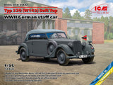 Icm Typ 320 (W142) Cabriolet Soft Top, Wwii German Staff Car