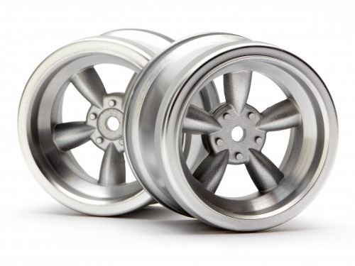 HPI Vintage 5 Spoke Wheel 31mm Wide Mat Crm 6mm Offset