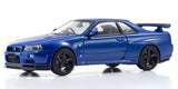 Kyosho 1:43 Nissan Skyline R34 Gt-R V-Spec Ii Bayside Blue