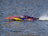 Proboat Sonicwake 24In Self-Righting Brushless Deep-V Rtr, Red
