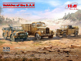 Icm Vehicles Of The Dak, German Wwii Afrika Korps (Set Of 3)