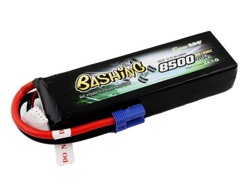 Gens Ace Li-Po Car 3S 11.1V 8500mAh 50C Bashing with EC5