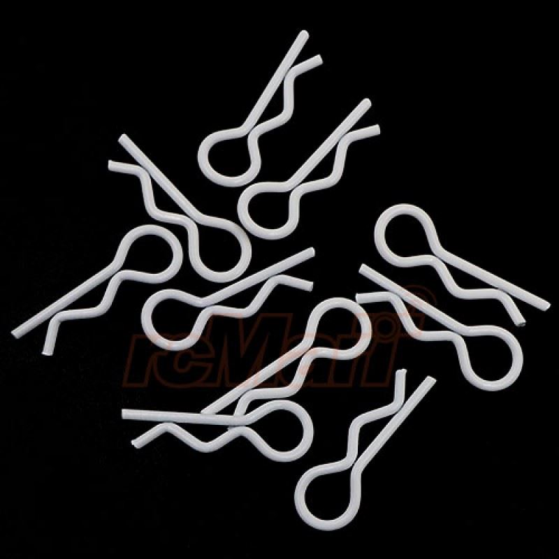 Yeah Racing RC Body Clip For 1/8 1/10 1/12 10pcs White