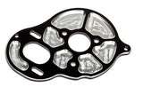 ASSOCIATED FACTORY TEAM FRONT MOTOR PLATE - BLACK (3 GEAR)