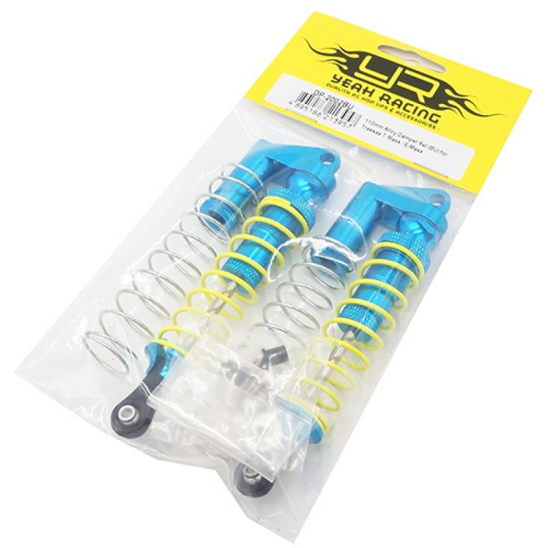 Yeah Racing 110mm Alloy Damper Set (BU) for Traxxas T-Maxx / E-Maxx