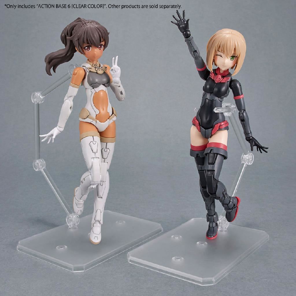 Bandai Hobby Action Base 6 Clear (Set Of 2)