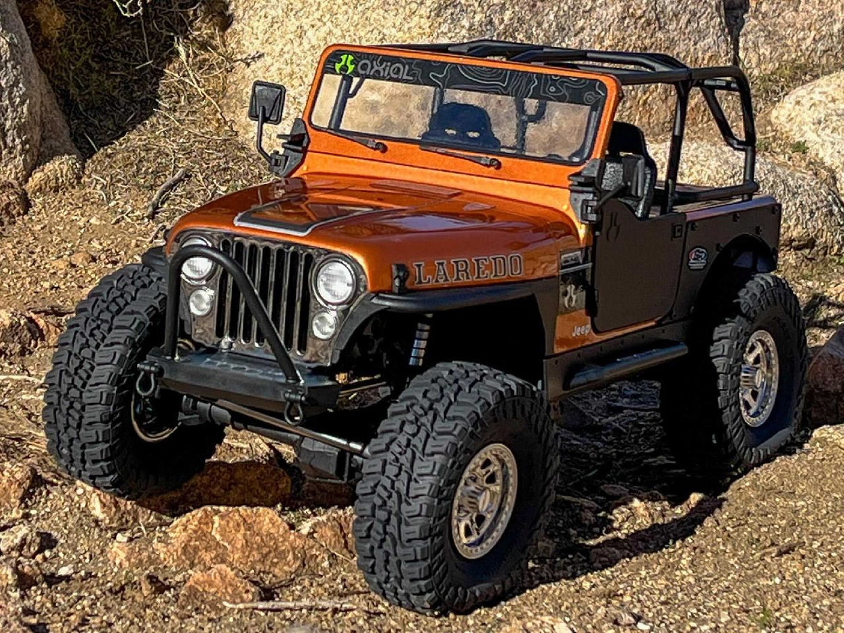 Axial 1/10 Scx10 Iii Jeep Cj-7 4X4 Rtr Rock Crawler, Copper