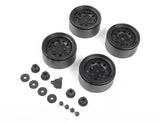 RC4WD BURATO 2.2  BEADLOCK WHEELS W/ CENTER CAPS (BLACK)